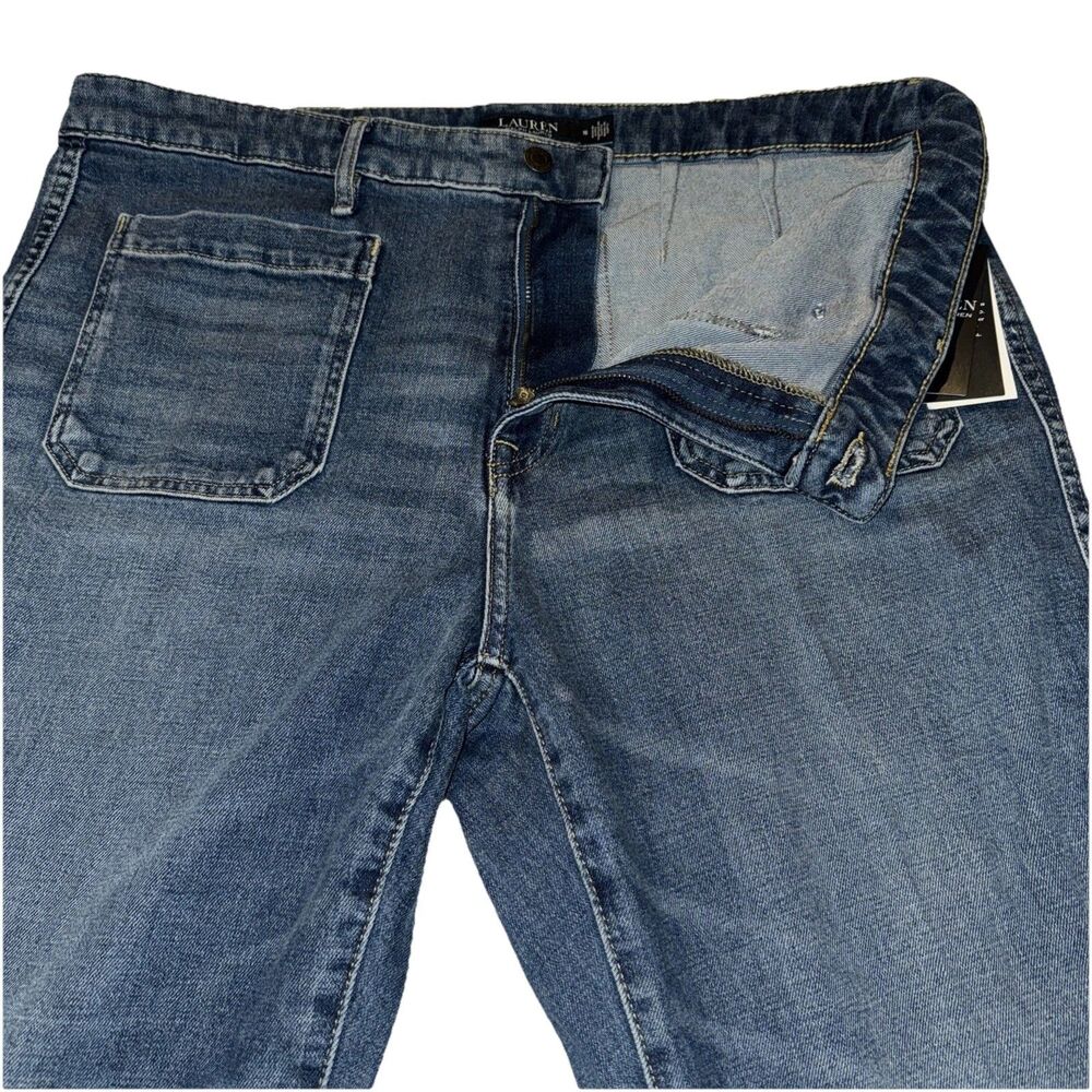 Ralph Lauren Jeans Adult Women's Fall 24 Blue Denim Pants Deep Pockets Sz 16
